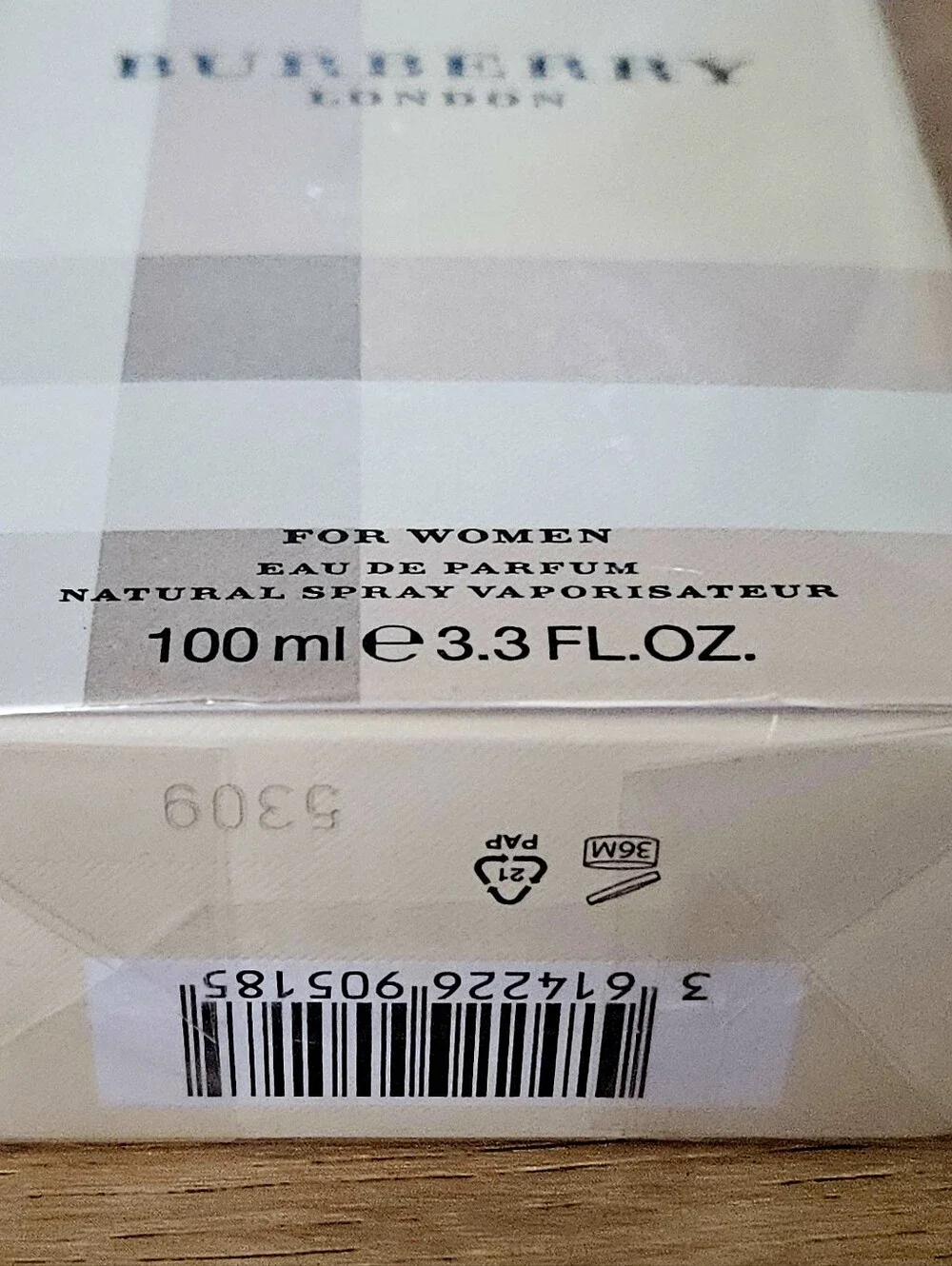 Burberry London For Her Womens 3.3oz New Sealed Full Size MSRP $145 authentic
